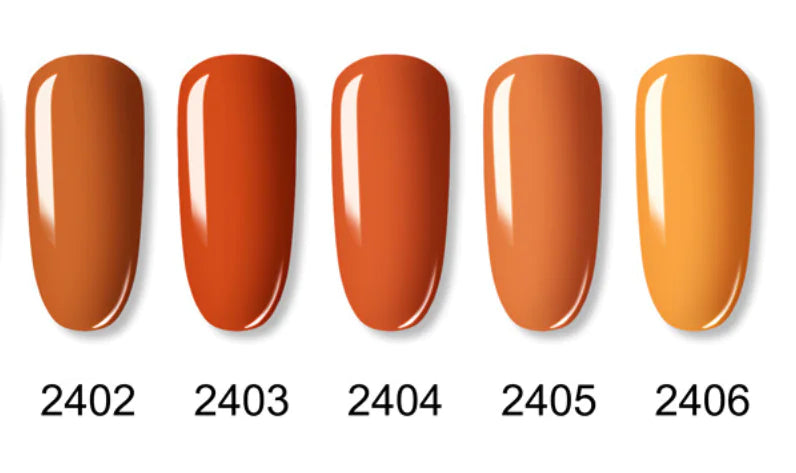 RC Series Pumpkin Color Eco-Friendly UV Nail Gel 10ml